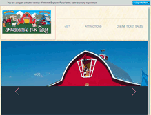Tablet Screenshot of annabellesfunfarm.com